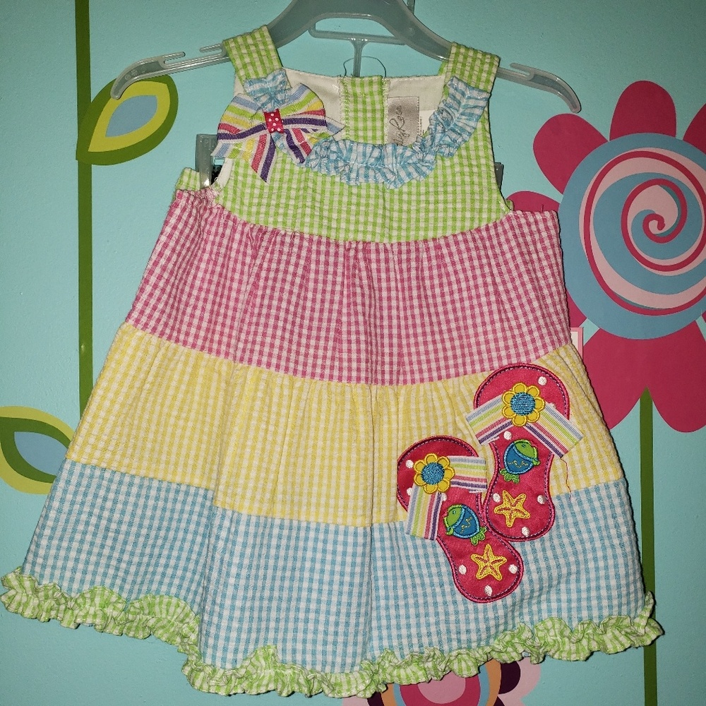 ❤HP❤NWT Emily Rose Sundress With Flip Flops